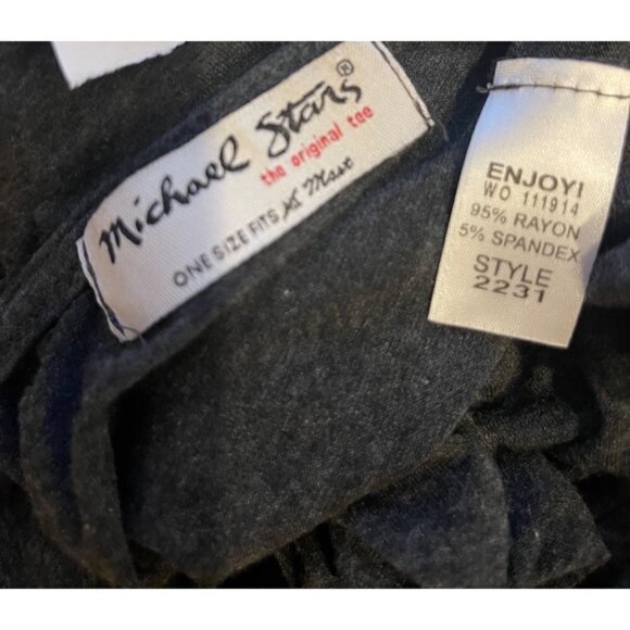 Michael Stars womens long top one size. Dark Grey - Picture 6 of 7